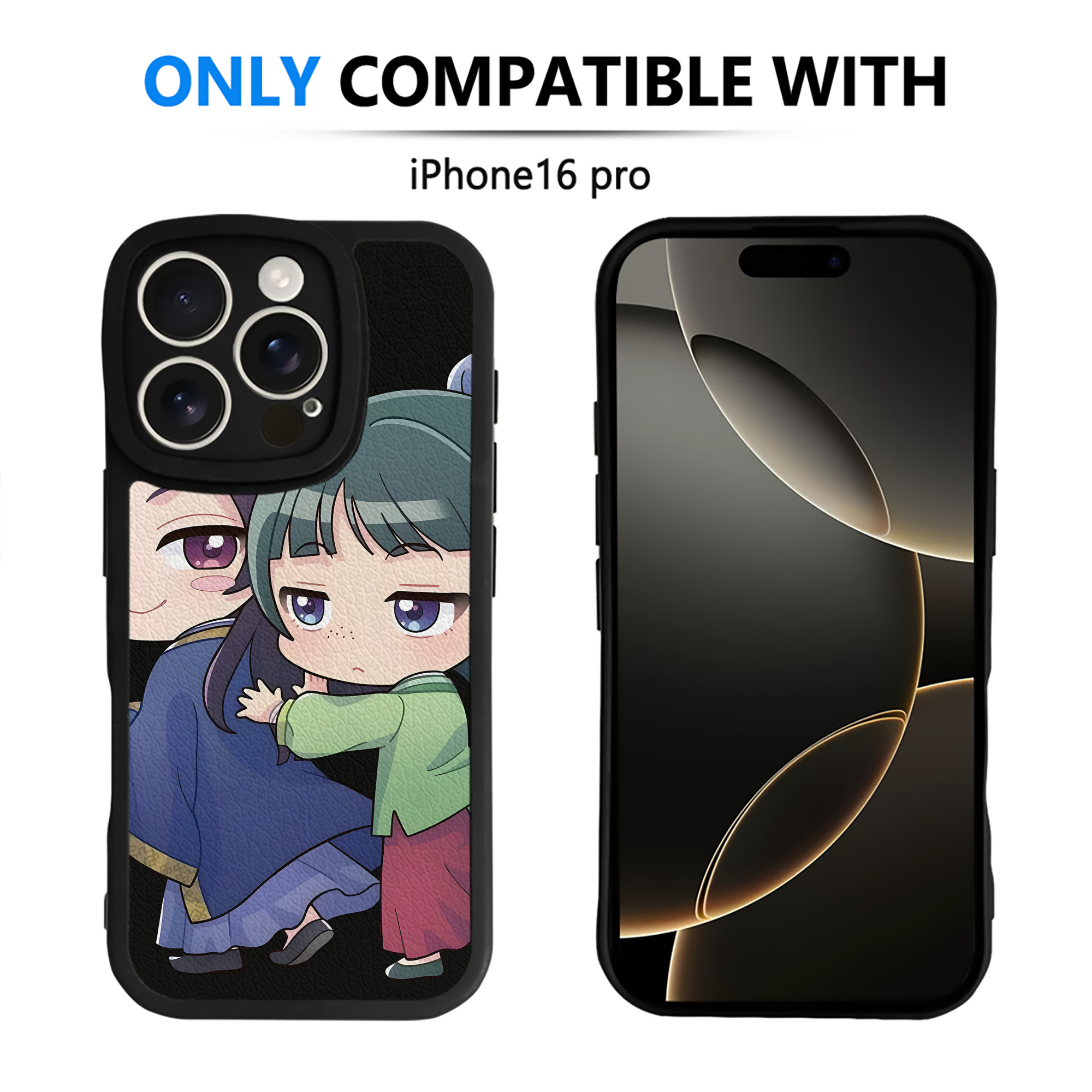 （画像用） 薬屋のひとりごと The Apothecary Diaries 【iPhone 16シリーズ対応】シリコンスマホケース（レザー調） 材質：シリコン